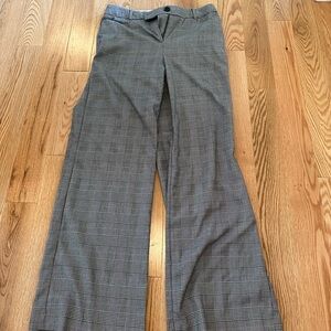 LOFT Gray Plaid Women's Pants
